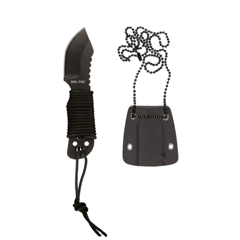 Ніж на шию Mil-Tec Neck Knife з паракордом