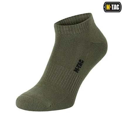 M-Tac шкарпетки Tactical Socks Cotton 68% Black, OLIVE — вигляд 2