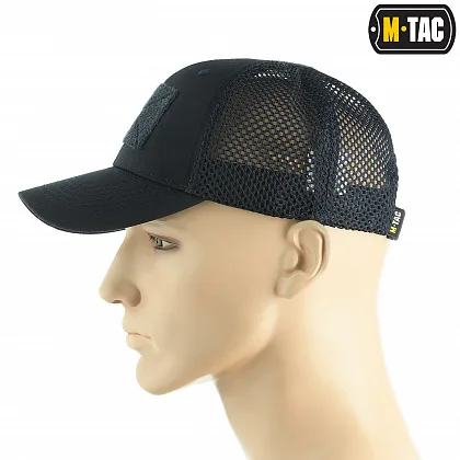 M-Tac бейсболка з липучкою та сіткою Flex ріп-стоп Dark Navy Blue — вигляд 2