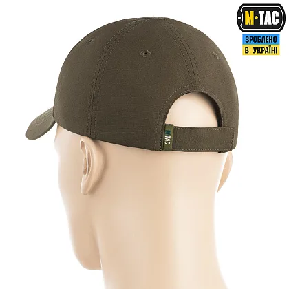 M-Tac бейсболка Elite Flex ріп-стоп Dark Olive — вигляд 2