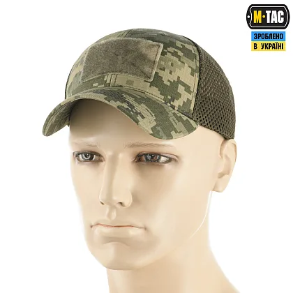 M-Tac бейсболка тактична з сіткою Rip-Stop MM14 — вигляд 2