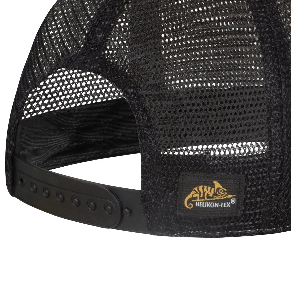 Кепка Helikon Plain Trucker - Dirty Washed Black / Black A — вигляд 2