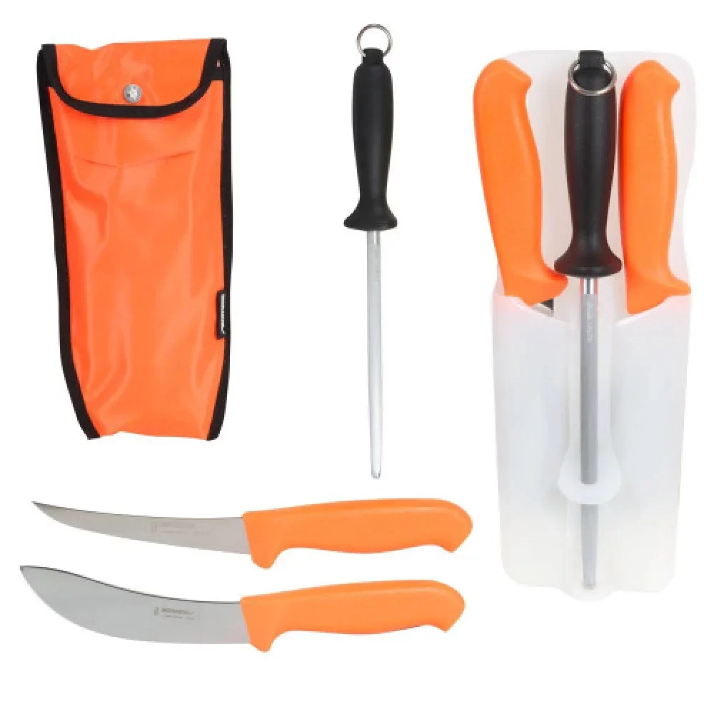 Набір Morakniv Hunting Set Orange 2 Knives+Sharpener — вигляд 2