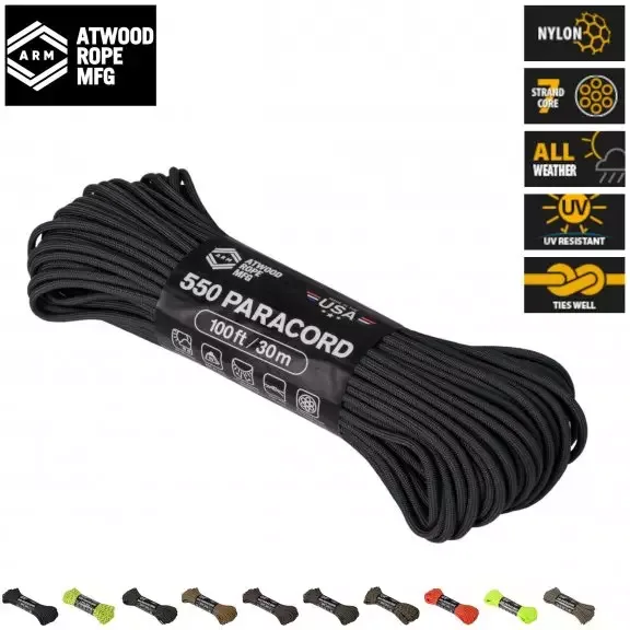 Atwood Rope MFG® Паракорд Atwood® 550 (100 футів) - Мультикам — вигляд 2