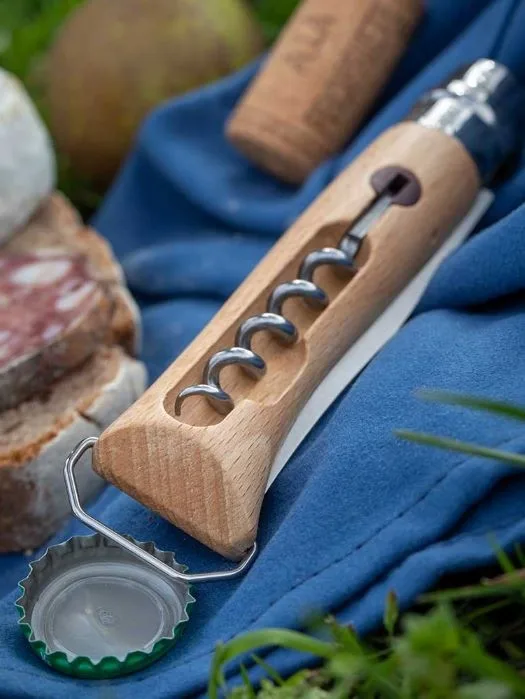 Ніж Opinel зі штопором та відкривачкою для пляшок + футляр — вигляд 2