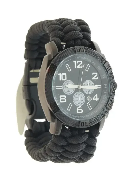 Годинник Mil-Tec M Army UHR Paracord чорного кольору — вигляд 2
