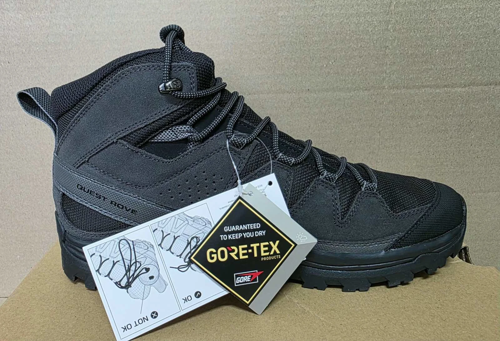 Трекінгові черевики SALOMON QUEST ROVE MID GTX Gore-Tex (471813) — вигляд 2