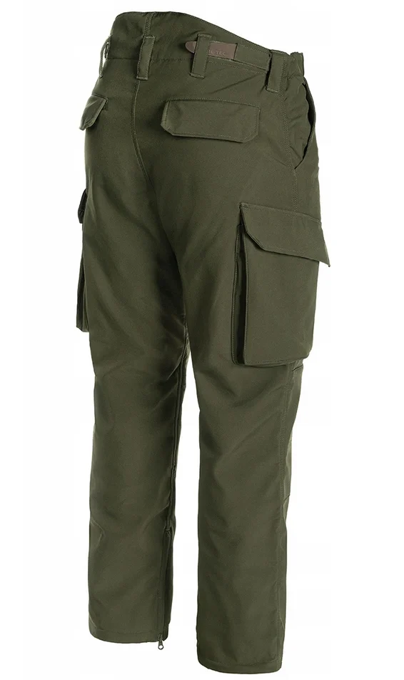 Штани Mil-Tec Insulated Softshell Explorer оливкового кольору — вигляд 2