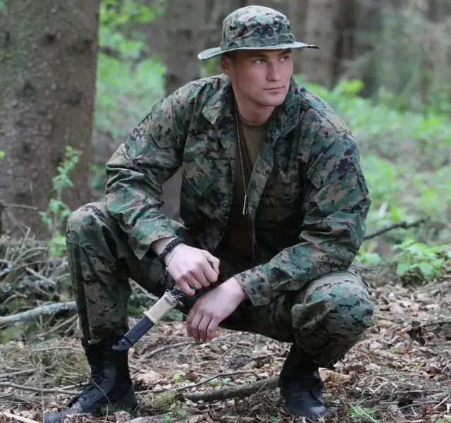 Штани Helikon-Tex® USMC Pants - USMC Digital Woodland — вигляд 2