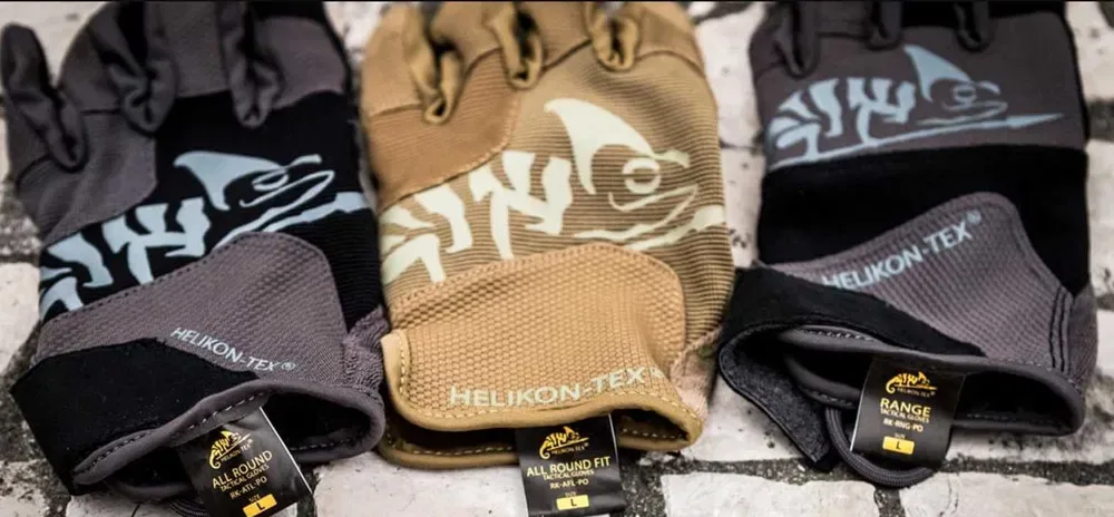 Перчатки ALL ROUND TACTICAL Helikon-tex тактичні стрілкові рукавиці — вигляд 2
