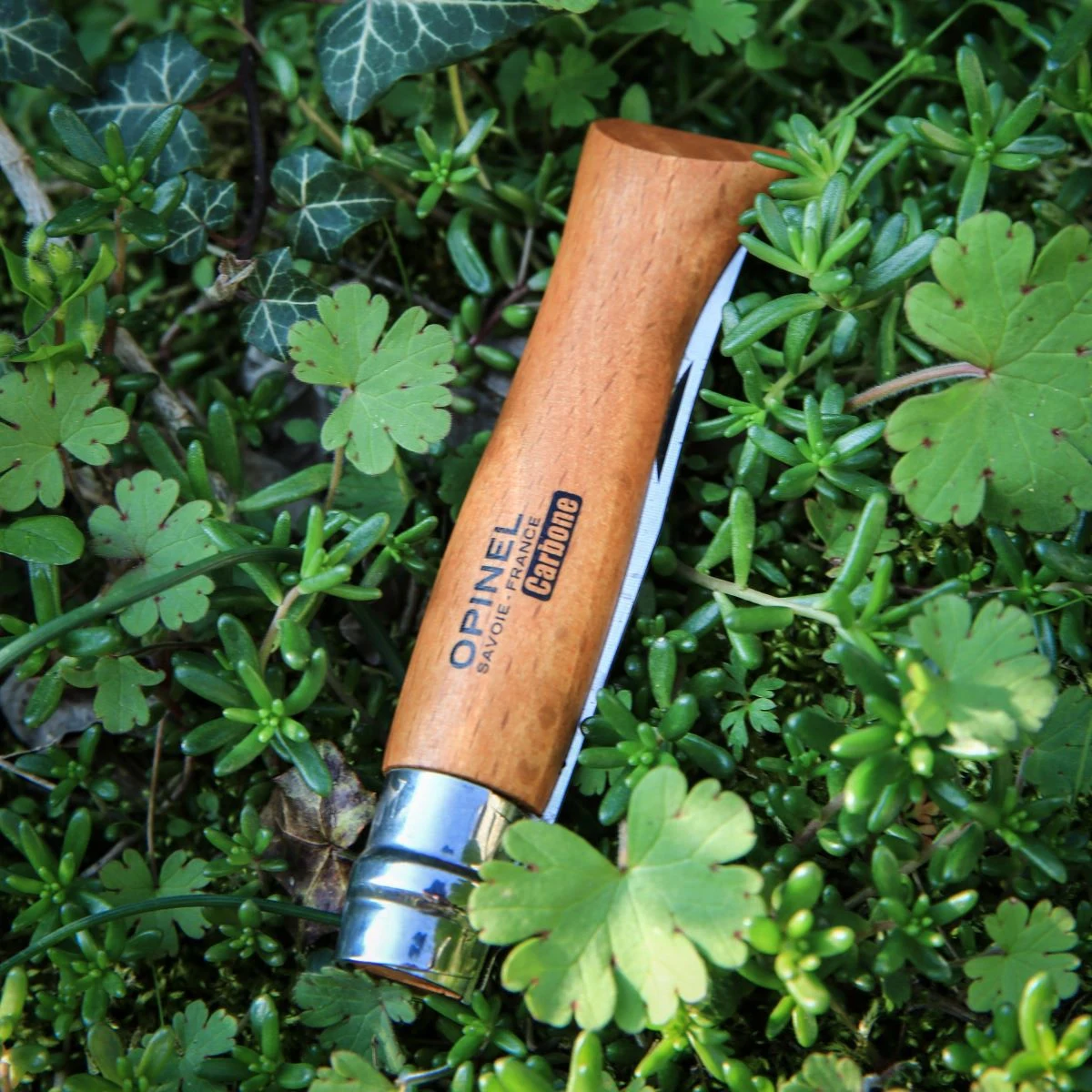 Ніж Opinel Carbone №12 — вуглецева сталь — вигляд 2