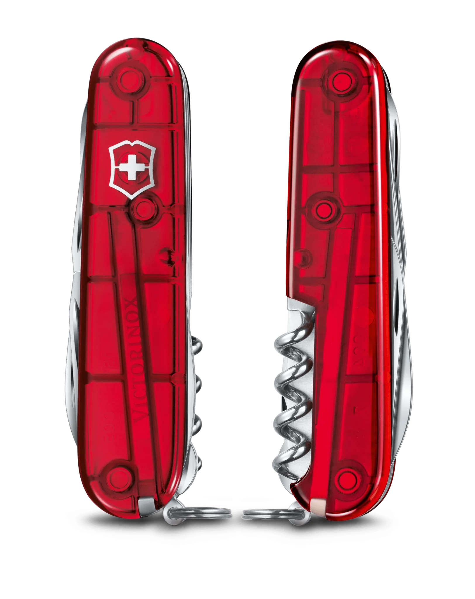Ніж Victorinox Climber 1.3703.T — 14 функцій, прозоро-червоний — вигляд 2