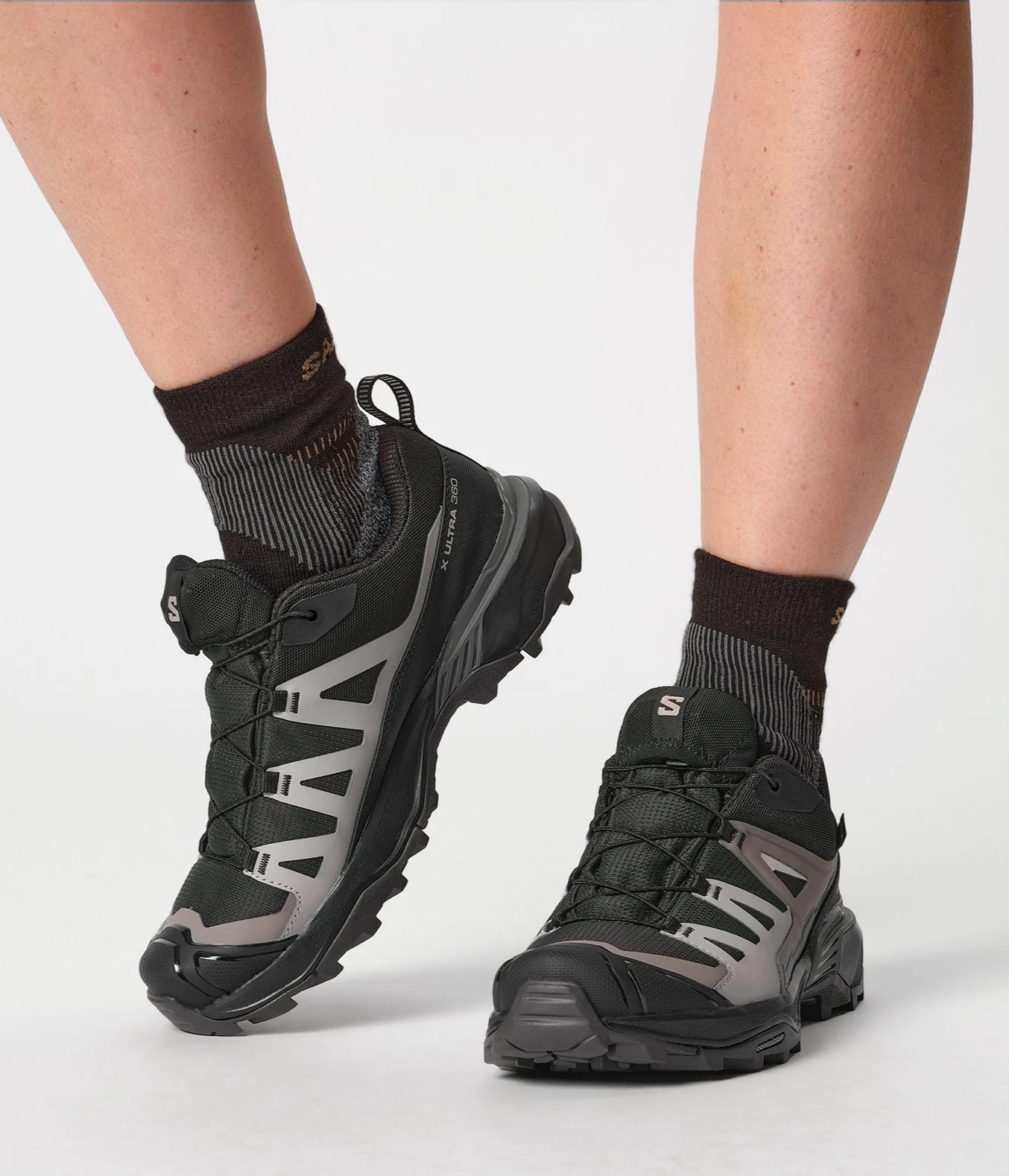 Кросівки жіночі Salomon X Ultra 360 Gore-Tex W — Black / Plum / Shale — вигляд 2