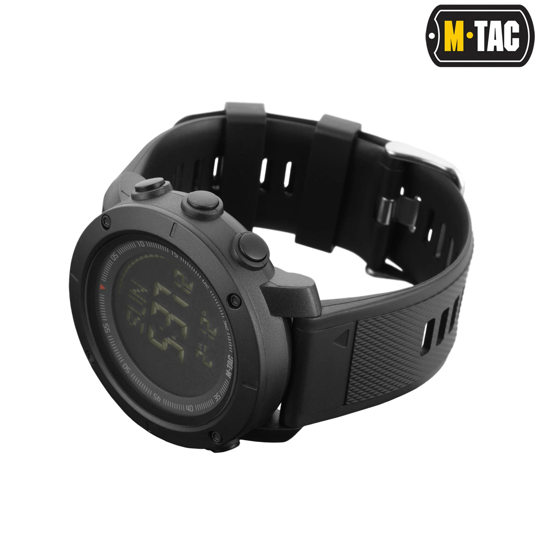 Годинник тактичний M-Tac 2095 з компасом — Black — вигляд 2