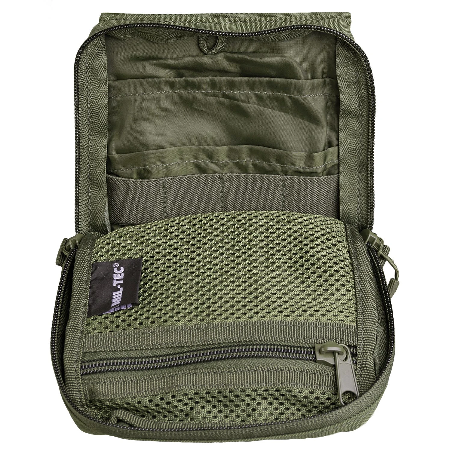 Підсумок універсальний Mil-Tec Multi Purpose Pouch на липучці, олива — вигляд 2