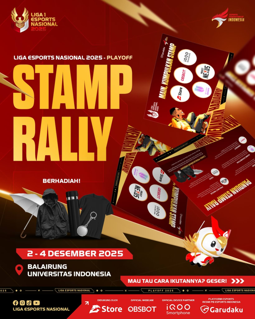 Stamp Rally Liga Esports: Kumpulkan Stiker, Raih Hadiahnya!