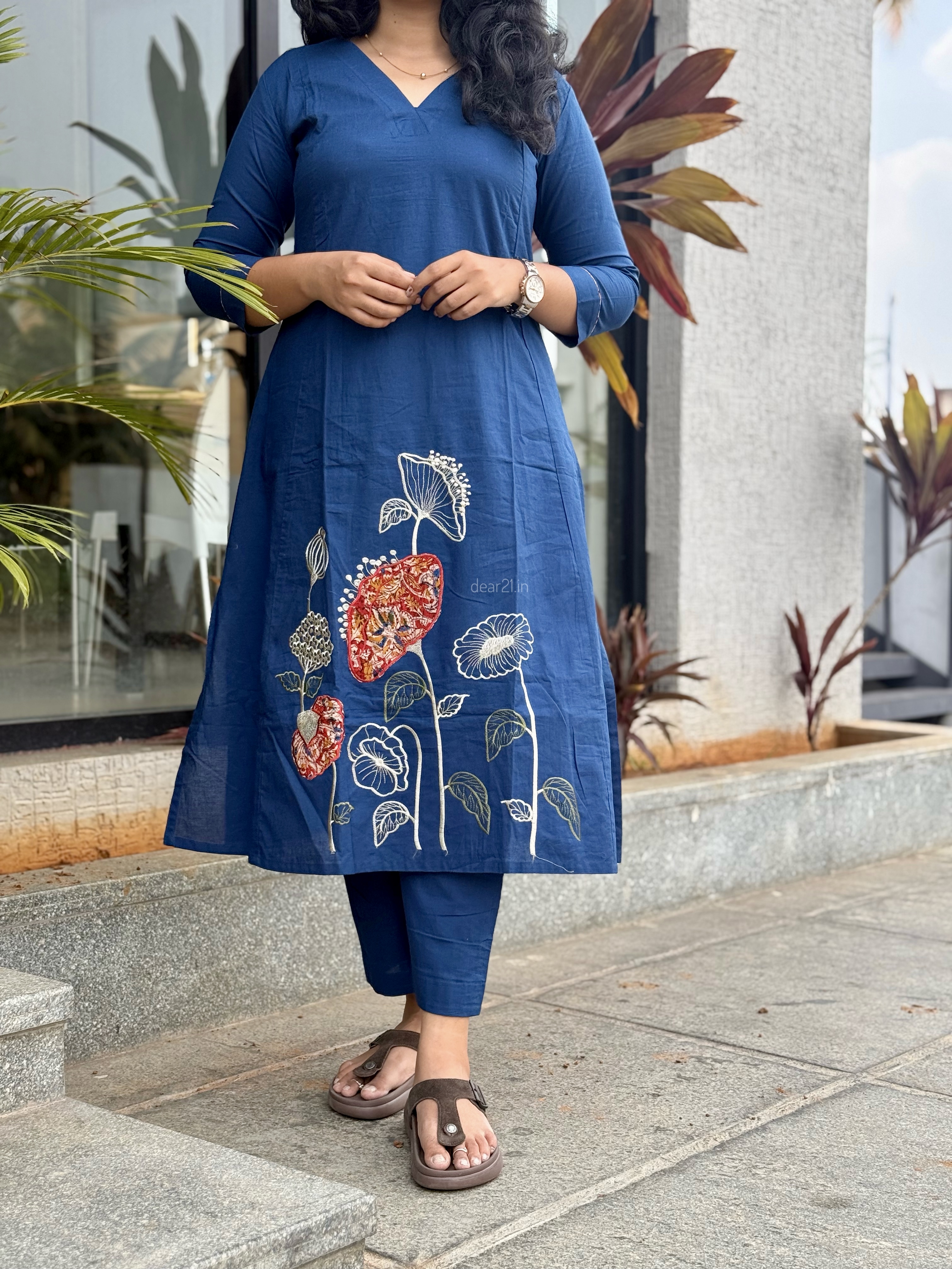Blue Floral Muse Co-ord Set