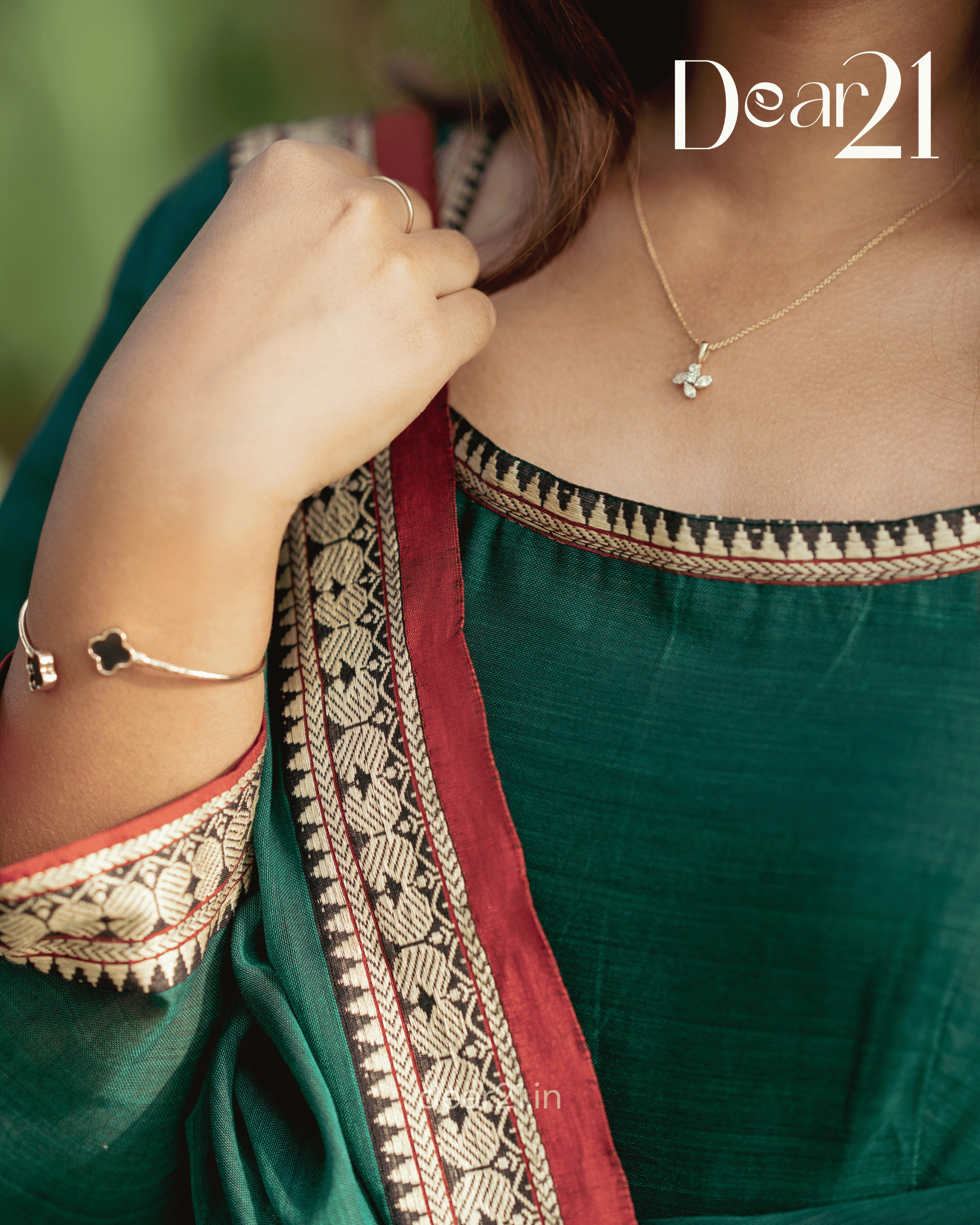 Green Anarkali Set 3