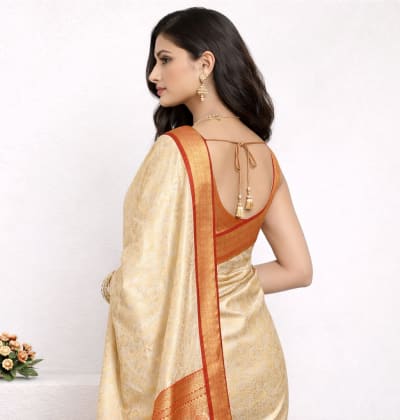 ✨ The Royal Radiant Gold Kanchipuram Masterpiece ✨