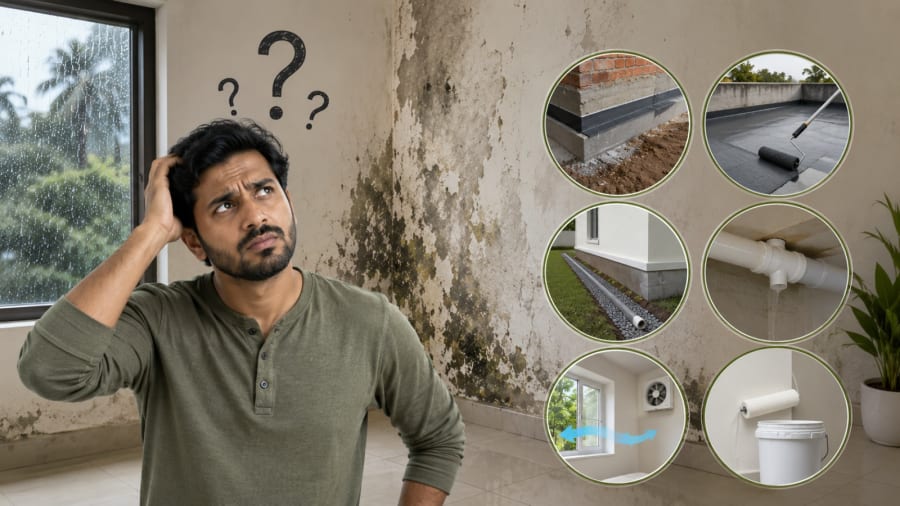 Dampness in Kerala Homes: Causes, and How to Prevent It During Construction