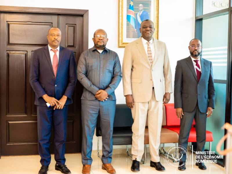 Transformation numérique : la société Infrasat présente ses projets d’appui à la RDC à Augustin Kibassa Maliba
