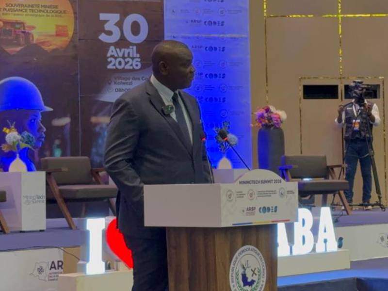 Mining Tech Summit : Le Ministre Kibassa Maliba appelle à une souveraineté technologique appliquée au secteur minier.