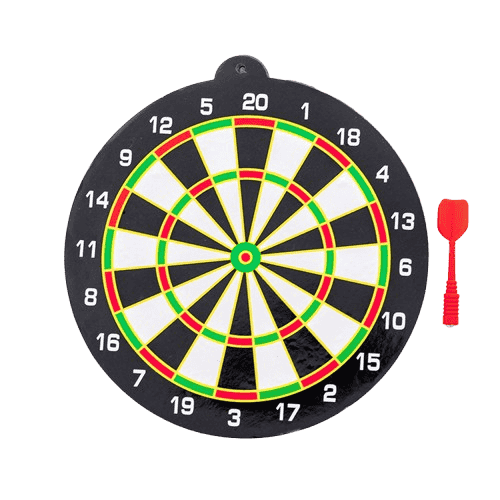 Quality Dart Board! Comes with 6 balanced darts Darts