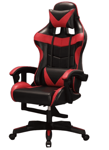 Faux Leather Ergonomic Gaming Chair Adjustable