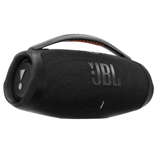 3-Way Portable Bluetooth Speaker with Monstrous Bass, 24H Playtime, IP67 Waterproof JBL Boombox 3