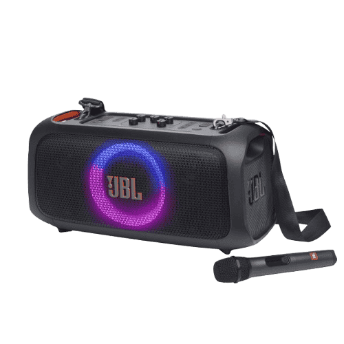 JBL PartyBox On The Go - 100W Portable Party Speaker with Mic, Bass Boost & Bluetooth JBL