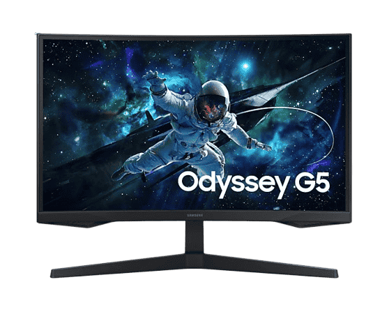 Samsung 27" Odyssey G5 G55C Curved Gaming Monitor with FreeSync Premium QHD 165Hz VA Panel