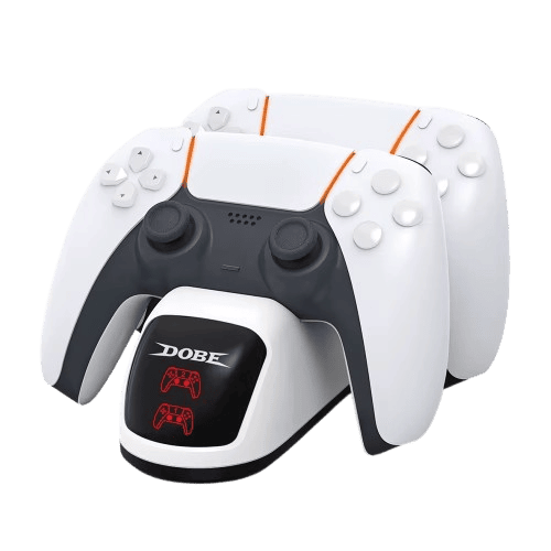 PS5 Dual Charging Dock – Dobe - Charge Two DualSense Controllers Simultaneously