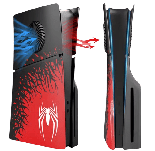 PS5 Slim Faceplate Covers - With Cooling Fan - Custom