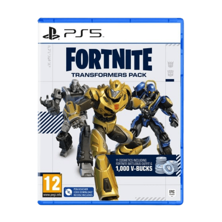 PS5 Fortnite Transformers Pack – Roll Out with Bumblebee, Megatron & BattleBus  PS 5 / battle royale