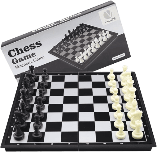 Magnetic Brain Chess Game [Black] - Fun Strategy for Kids & Family Brain Chess