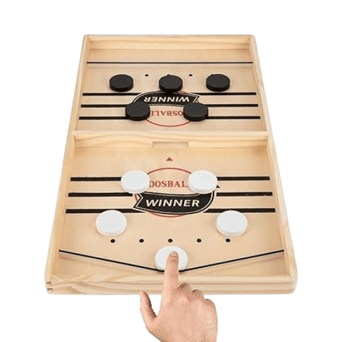 Foosball Winner Board Game - Fast-Paced Wooden Sling Action Foosball