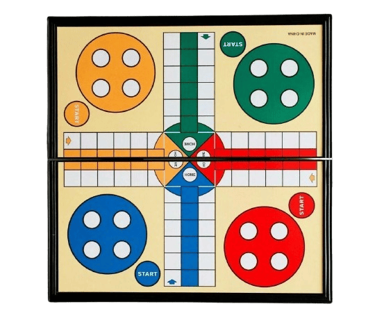 Ludo Magnetic Travel Board Game (Large), Classic Portable Fun! Board Game