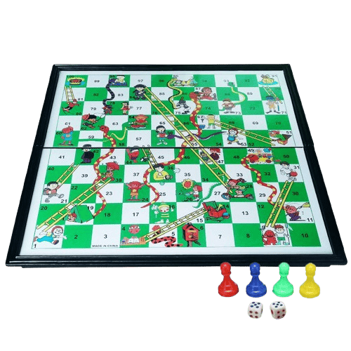 Snakes & Ladders Magnetic Folding Family Board Game – A Classic Reinvented! Board Game