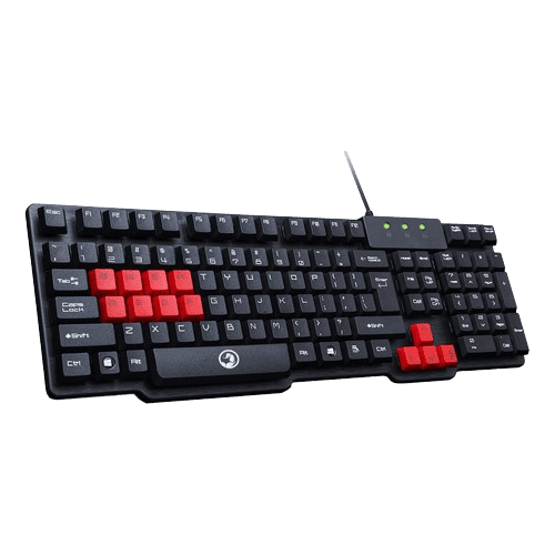 MARVO K201 Gaming Keyboard - Precision Backlit Membrane Build Gaming Keyboard