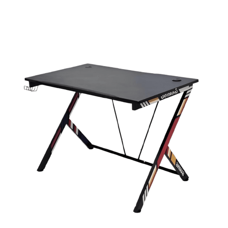 Aoxun Gaming Desk – 43.5" Ergonomic Workstation with Cup Holder & Hook Gaming Desk