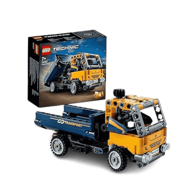 LEGO Technic Dump Truck 42147 Building Set - Rebuilds into Excavator Dump Truck