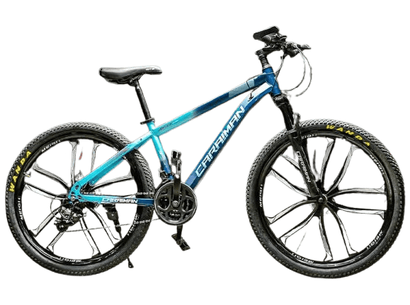 CARAIMAN Mountain Bike 26” – Chrome Alloy Frame with 21-Speed Gears Mountain Bike