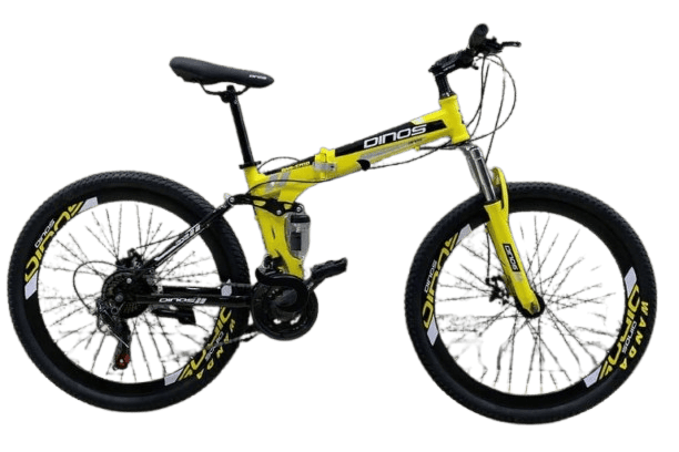 Dinos Foldable MTB Size 26 – Compact Power with 21-Speed Gears Mountain Bike