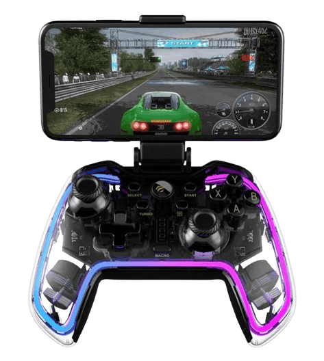 Havit G158BT Pro Transparent RGB Bluetooth Vibration Gamepad Mobile Controller