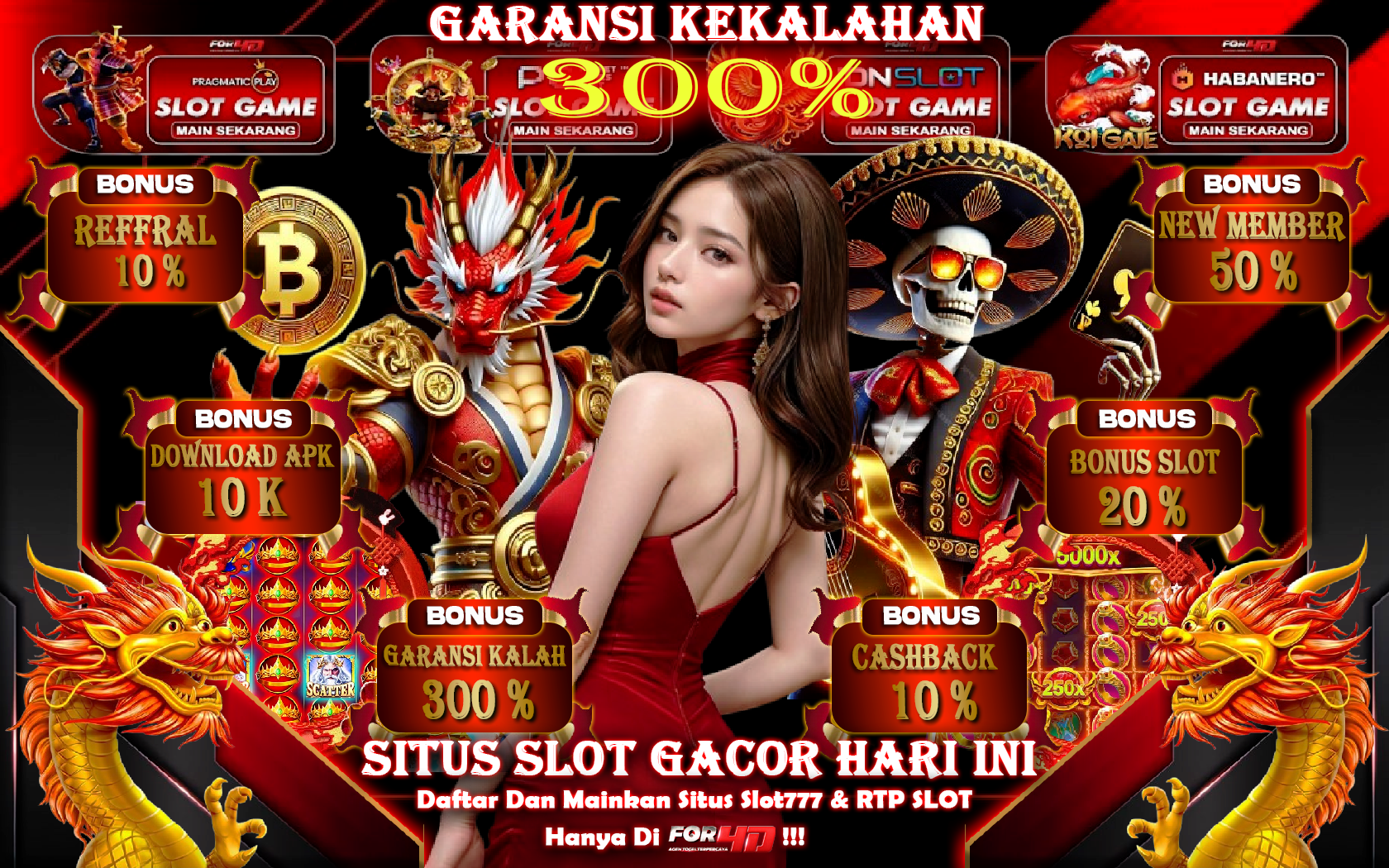 FOR4D | Login Alternatif Situs Slot Gacor Bonus Kekalahan 300% Rekomendasi Hari Ini
