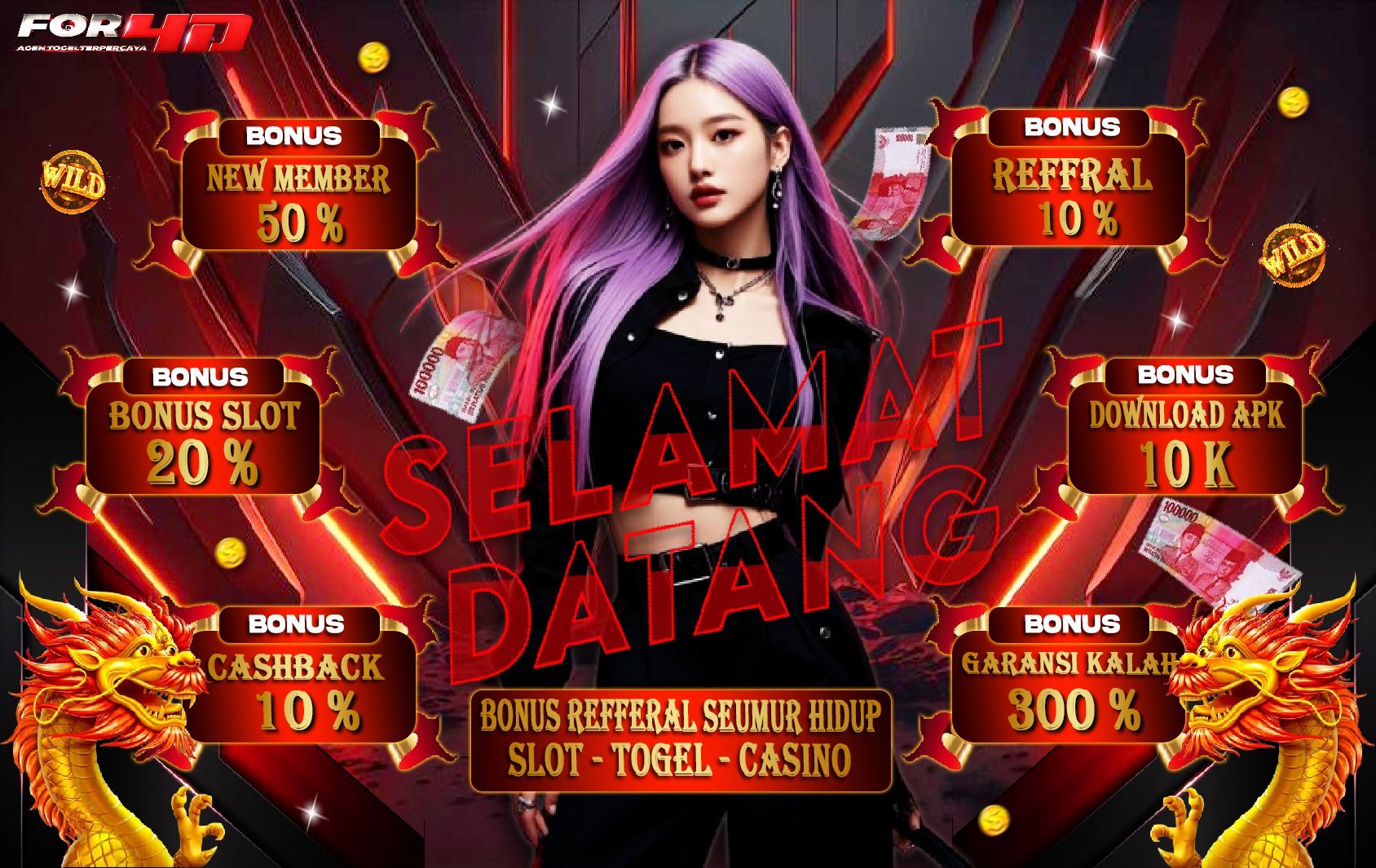 FOR4D - Situs Toto Togel Terpercaya & Toto Slot 4D Online Resmi No.1 Indonesia