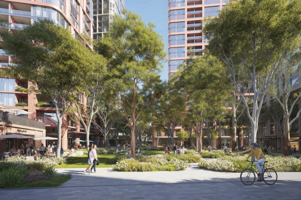Chatswood open space looking west