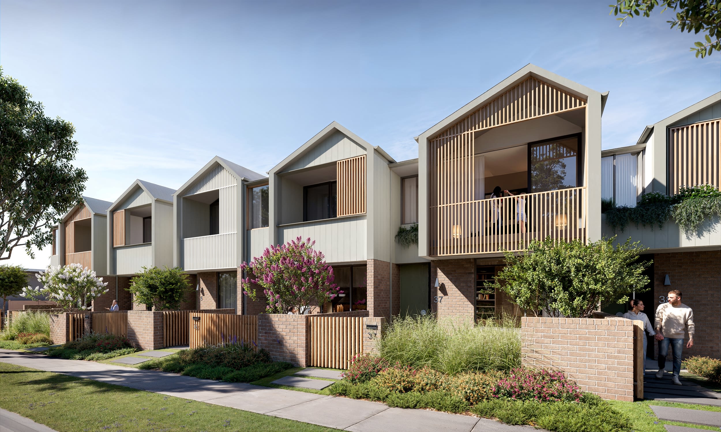 Artist’s impression of terraces, subject to change and approvals 