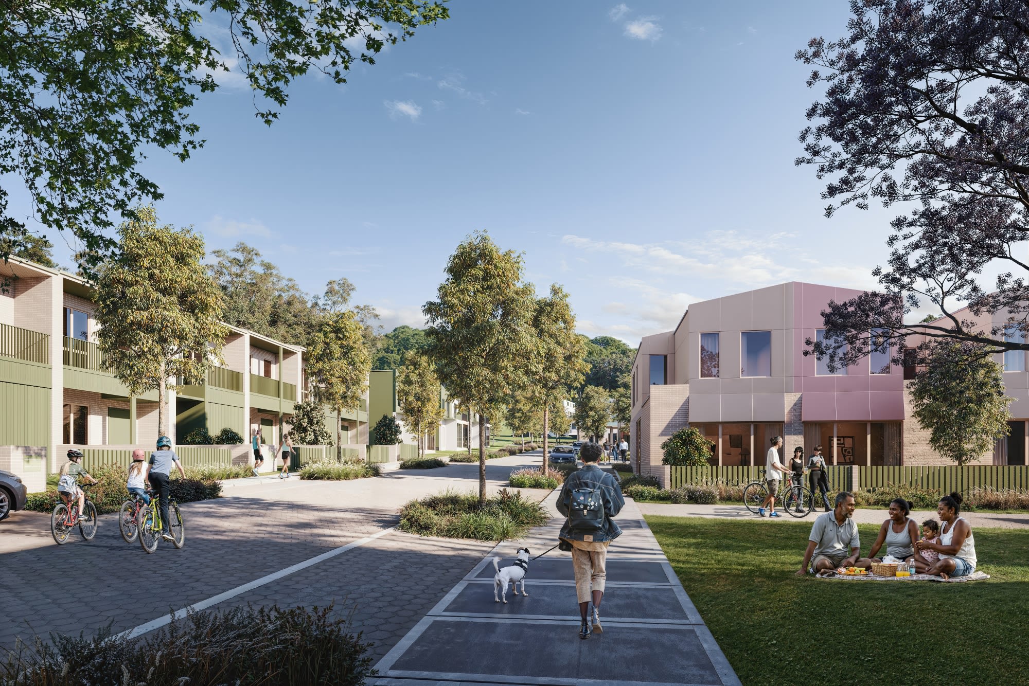 Artist’s impression of Stage 1 terraces, subject to change and approvals