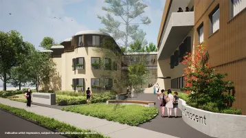 Artists impression of Queenscliff